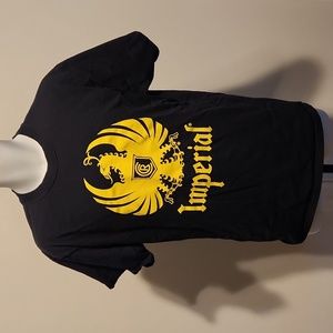 Imperial bird art beer black L tshirt